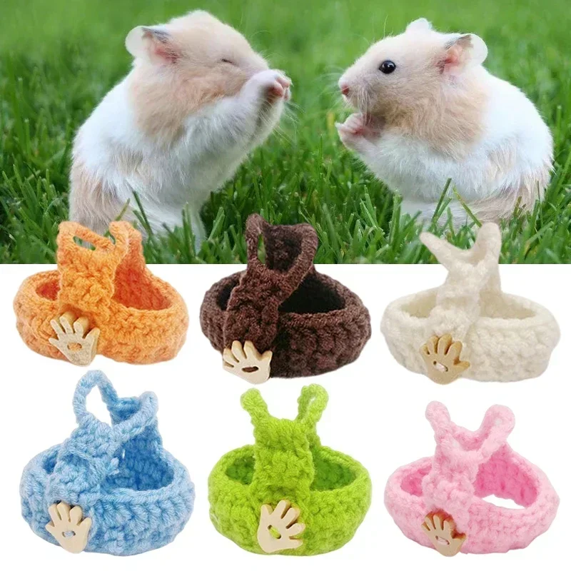 Clothes Christmas Costume Hand Party Pet Vests Lovely Hamster Tops Knitted Small Animals Guinea Mini Pig