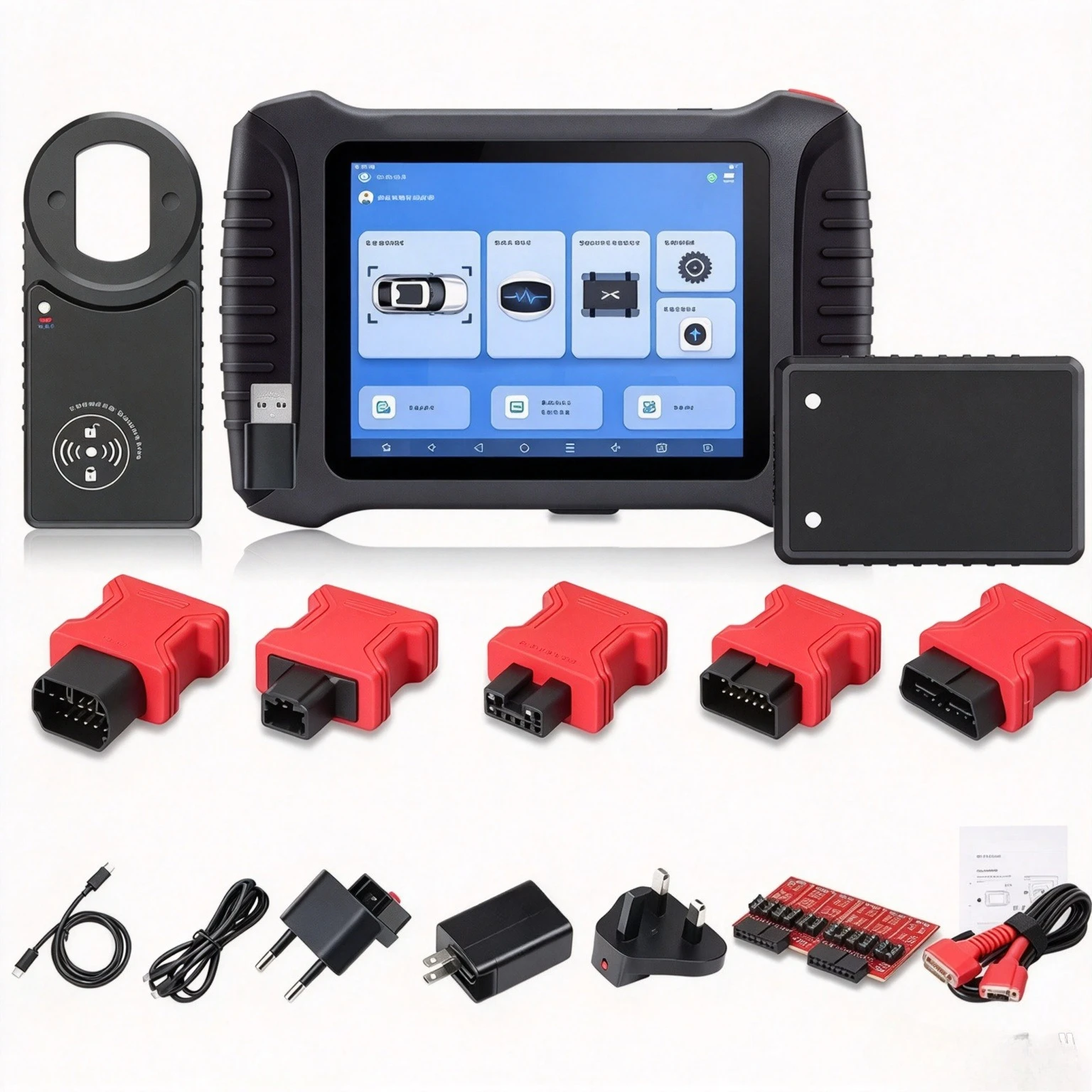 X100 PAD3 Diagnostic Scanner & Programmer Tool for FCA OLIVER Vehicles KC100+EEPROM Adapter Kit Bidirectional OBD2 CAN