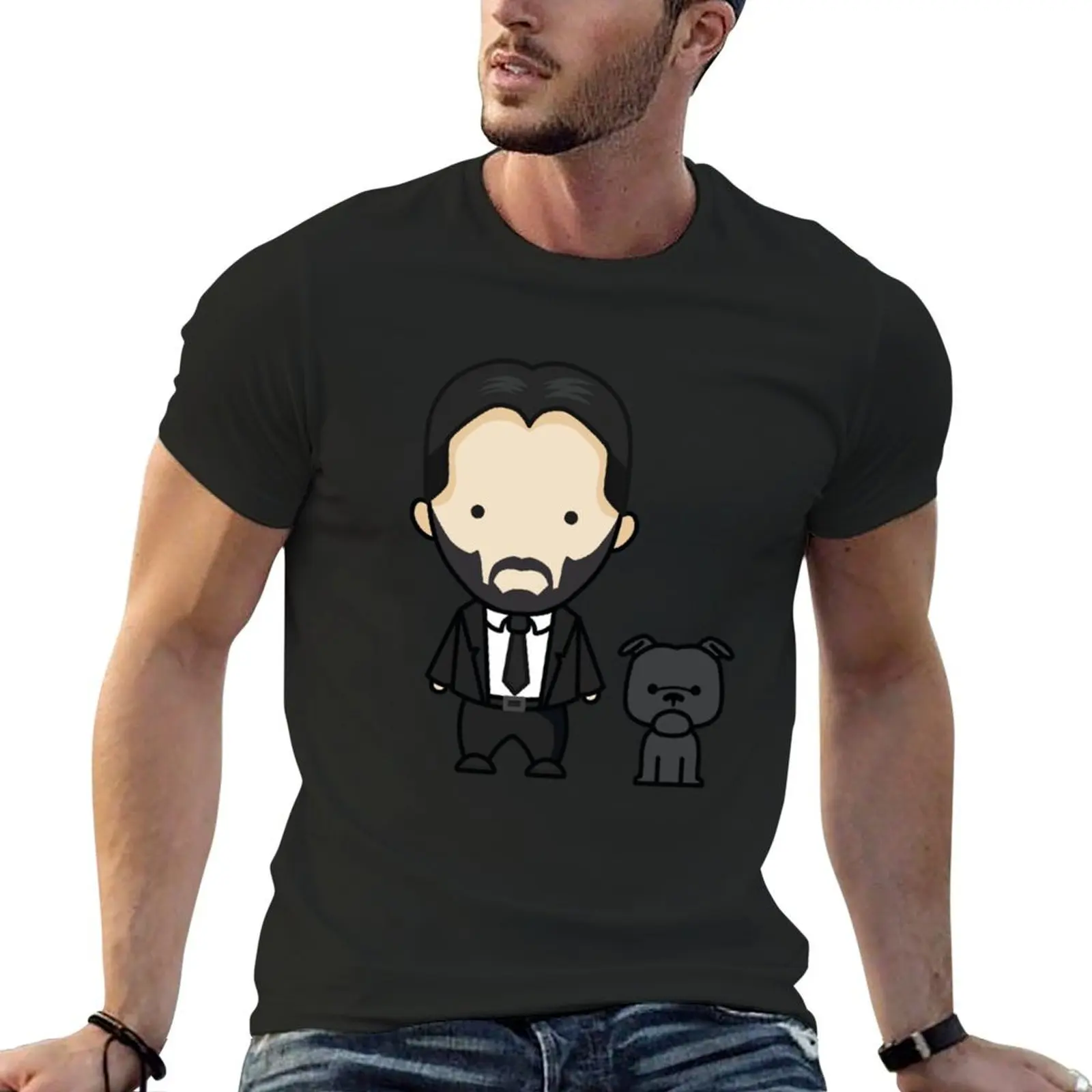 

John Wick T-Shirt clothes valentines boutique clothes boys animal print sublime fruit of the loom mens t shirts