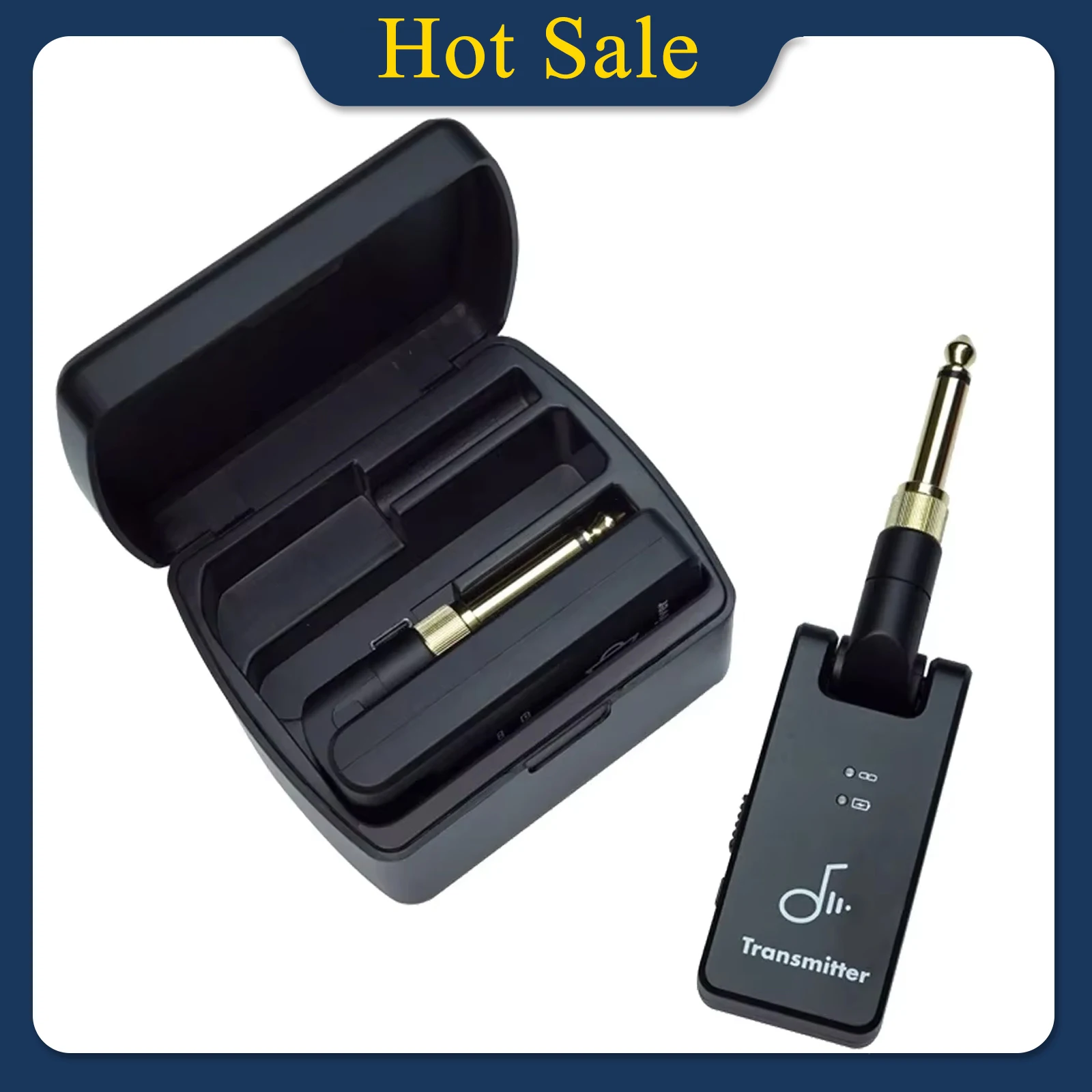 M-VAVE Electric Guitar Wireless Receiver Transmitter With Charging Case Wireless Guitar System Transceiver Guitar Accessories