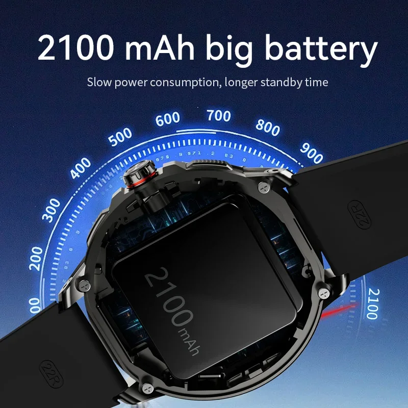 8 GB + 128 GB RAM 4G Smart Watch 1,95 Zoll AMOLED 2100 mAh Akku 900 W Kamera GPS WIFI Google APP Download Android 9.0 5G Smartwatch