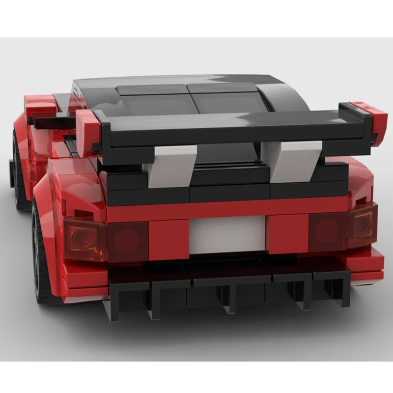 ตัวต่อโมเดิร์นใหม่ 276 ชิ้น ชุดถนนมอเตอร์เวย์ในเมือง 2013 SRT GTS ซูเปอร์เรซซิ่ง ของเล่นตัวต่อเสริมพัฒนาการสำหรับเด็ก ของขวัญ