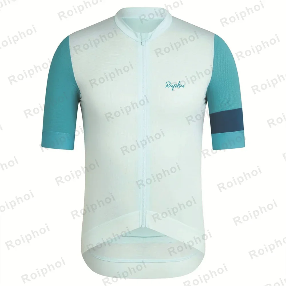 2023 ROIPHOI Cycling Jersey Men Bicycle Clothing Male MTB Maillot Clothes Pockets Mountain Bike Shirt Enduro Racing Summer