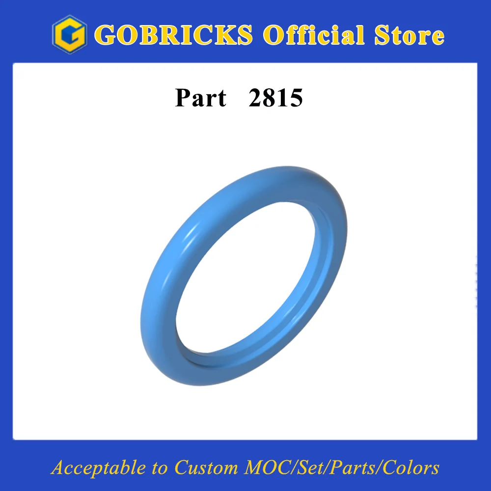 

Gobricks 1 шт. MOC технический клиновой ремень, колесная шина, совместимая с моделью 2815, строительные блоки, детали, детские развивающие сборные игрушки