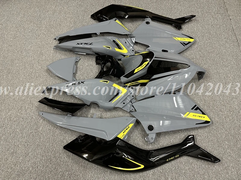 New ABS Motorcycle Fairings Kit Fit For YAMAHA T-Max 530 2012 2013 2014 12 13 14 Bodywork Set Custom Grey Black