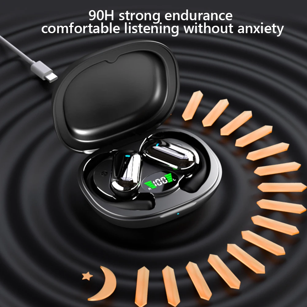 3-in-1 AI Translator Earbuds 144 Languages Noise Cancelling Bluetooth Translator Headphones Long-Lasting Open Ear Headphones