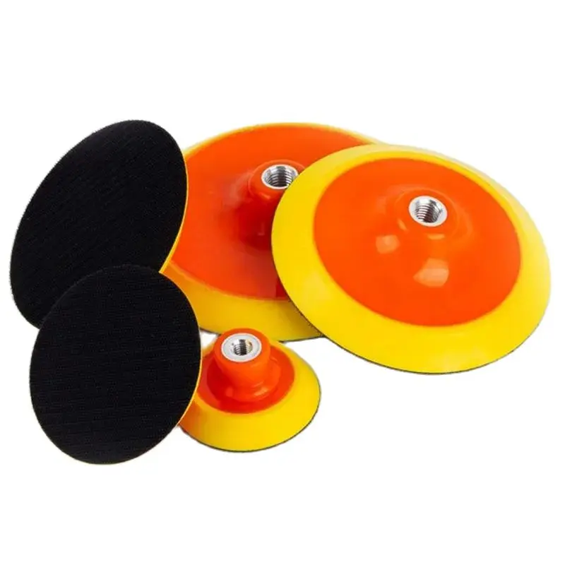 

3"/4"/5"/6"/7" Polishing Backing Pads Sanding Disc Plate With M10 M14 M16 Thread For Car Polisher Grinder Stone Polishing Pad