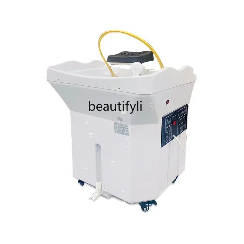 Head Therapy Bed Mobile Head Basin Water-Free Beauty Salon Intelligent Constant Temperature Fumigation Water Circulation