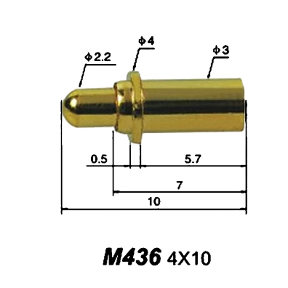 cltgxdd 5piece high current spring loaded Pogo pin connector 1A 1.5A 2A 5A high-power high current battery connector POGOPIN