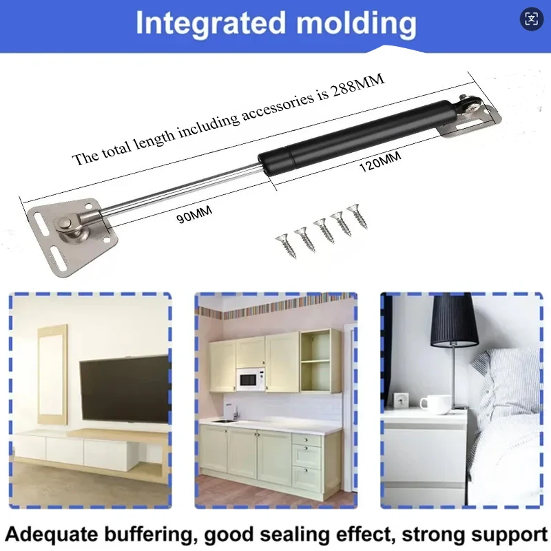 

Strut Cabinet Lift Support Hinge 90 Degree Opening Angle Strut Shock Prop Hydraulic Door Piston Amortiguador De Gas De Armario