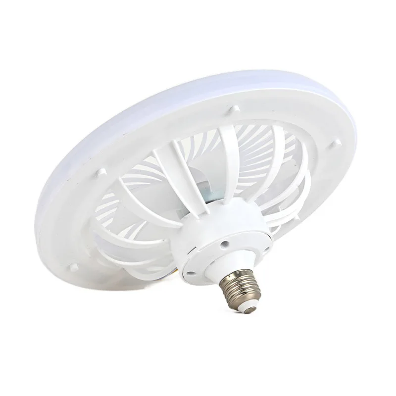 

E27 screw fan light, fan chandelier integrated light, remote control kitchen energy-saving room led home bedroom ceiling light