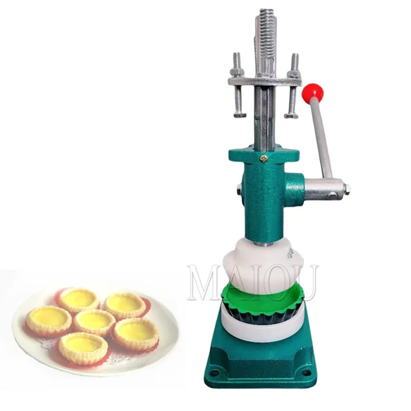 เครื่องขึ้นรูปทาร์ตเครื่องกดเปลือกไข่ทาร์ตเครื่องอัดแป้งทาร์ตด้วยมือเครื่องขึ้นรูปผิวทาร์ต