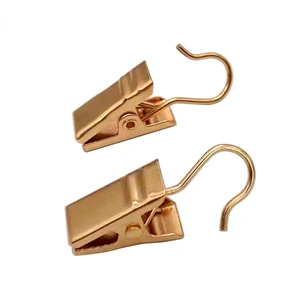 20 قطعة / مجموعة نافذة ستارة هوك كليب قوي ودائم اكسسوارات نافذة المنزل الصلبة الحديد ستارة هوك أفضل 10 بيع سحب الستارة - No6