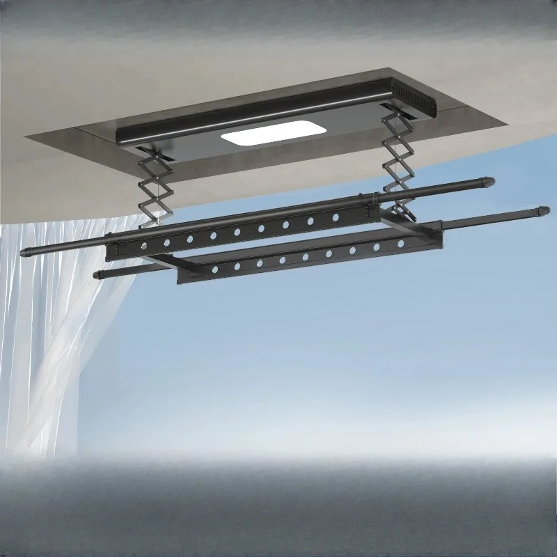 Intelligent Remote Control Lifting Balcony Automatic Clothes Drying Rod Machine, Household Clothes Drying Rack