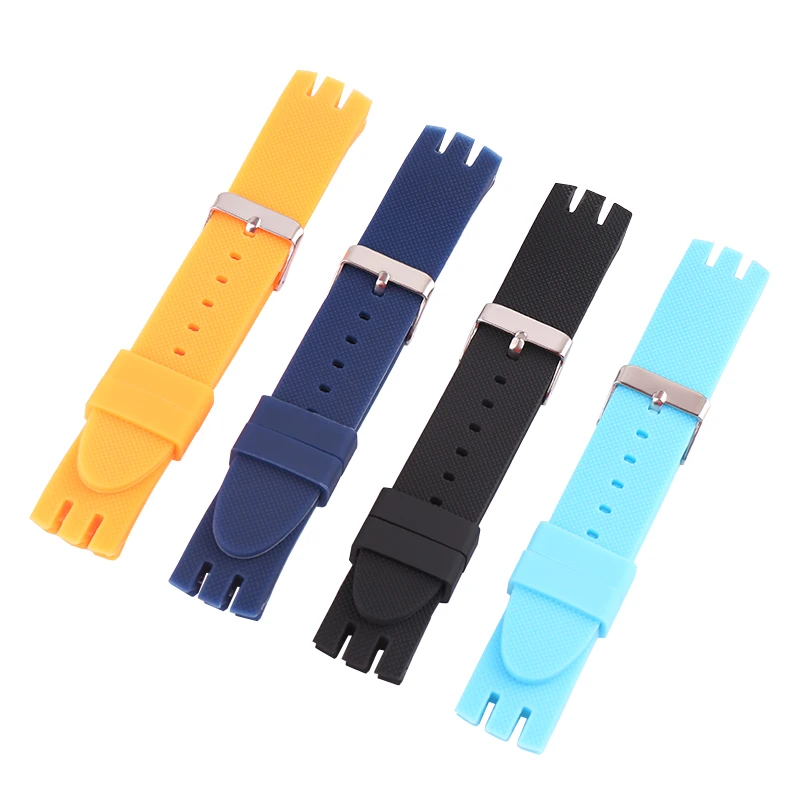 Аксессуары для ремешков для часов совместимы с мужской и женской застежкой Swatch 20 ммYTB YTS401 402 409, браслет-браслет