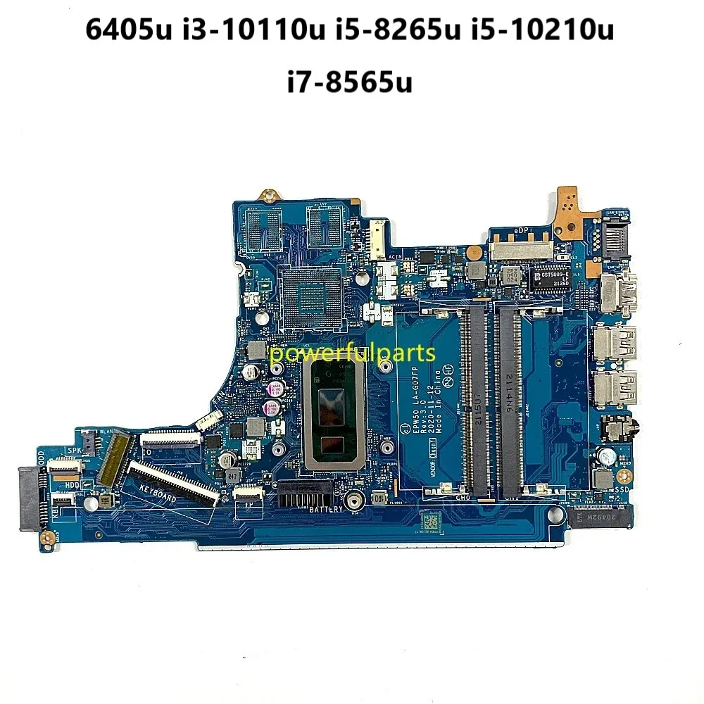 For Hp 15-DA 250 G7 Motherboard EPW50 LA-G07FP 5405U i3 i5 i7 Cpu L35245-601 L68088-601 M33994-601 L68087-601 Working Good