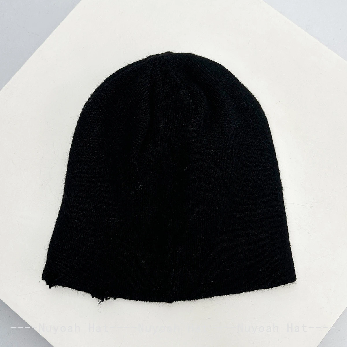 New Men Women Korean Retro Colorful Buttons Knitted Hats Warm Personal Versatile Niche Beanies Simple Fashion Broken Edge Ins 6