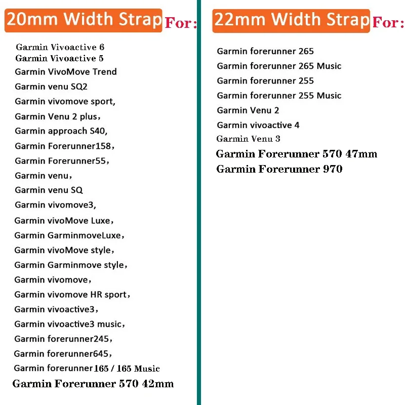 ل Garmin Venu3 / SQ 2 / 165 255 265 245 570 970 / Vivoactive 6-5-4-3 / حزام سيليكون قابل للتنفس 20 مللي متر 22 مللي متر
