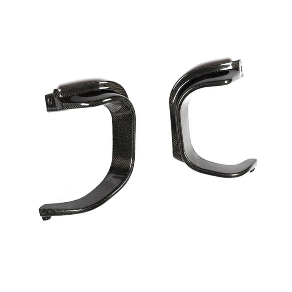 المصد الخلفي للسيارة العادم الزخارف يغطي لتويوتا GT86 2017 - 2020 لسوبارو BRZ 2013 - 2020 ألياف الكربون