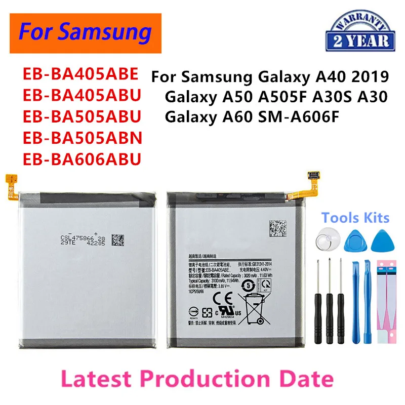 

Brand New EB-BA405ABE EB-BA606ABU EB-BA505ABU Battery For Samsung Galaxy A40 2019/ Galaxy A60 /Galaxy A50 A30s A30