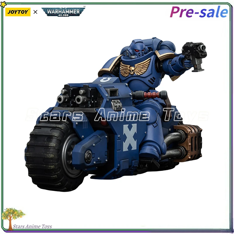 

【Предпродажа】Оригинальная фигурка JOYTOY 1/18 Warhammer 40000 Space Marines Ultramarines Outriders Brother Catonus Collection