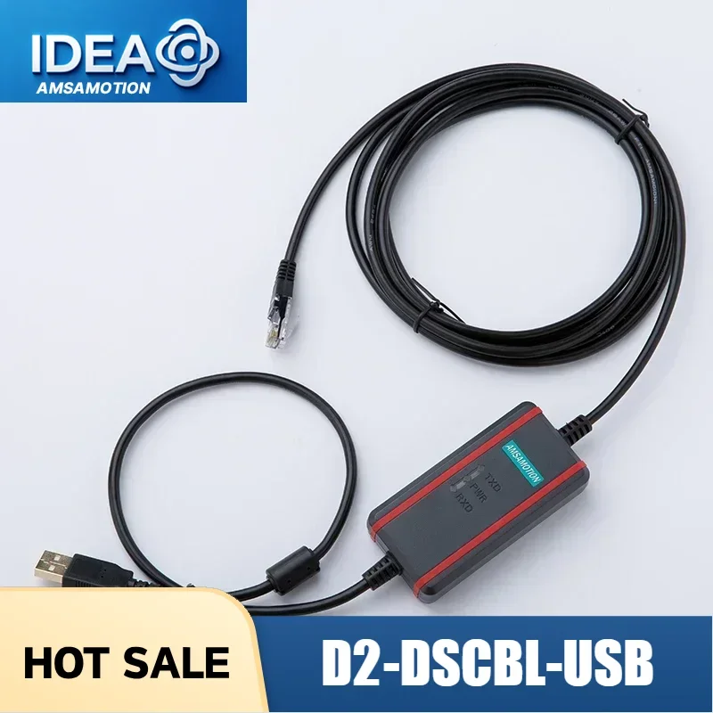 D2-DSCBL-USB Programming Cable for Direct LOGIC CLICK   KOYO Series PLC USB-RJ12 FTDI Chip