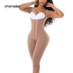 Fajas Colombianas Melibelt Hourglass Girdle with Long Shaping Rods Postpartum abdominal bodysuit is convenient for lactation