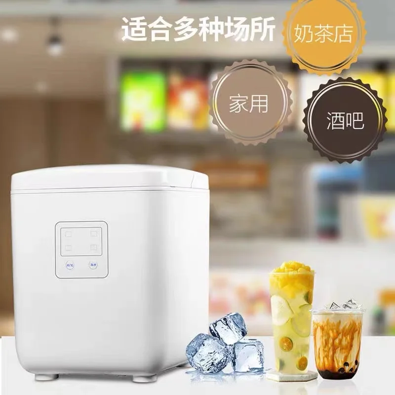 أوكس آلة الجليد عنبر صغير المنزل طالب صغير المحمولة التلقائي جولة آيس كيوب صانع قطعة أثرية