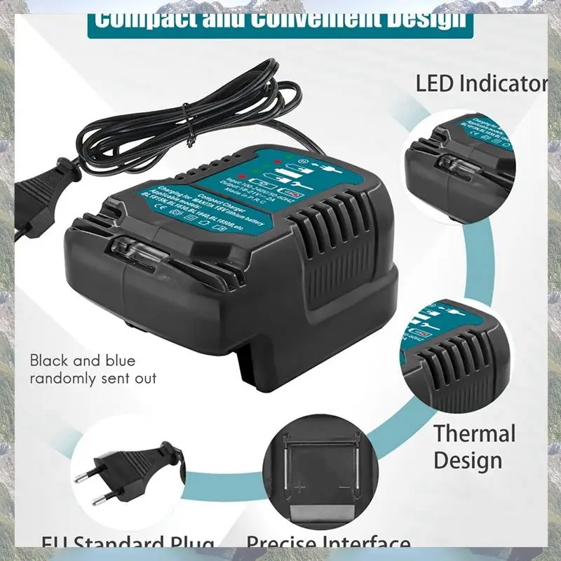2025 トレンド交換 18V ミニ充電器 DC18RC 交換充電器リチウム電池 BL1860 BL1450 BL1830