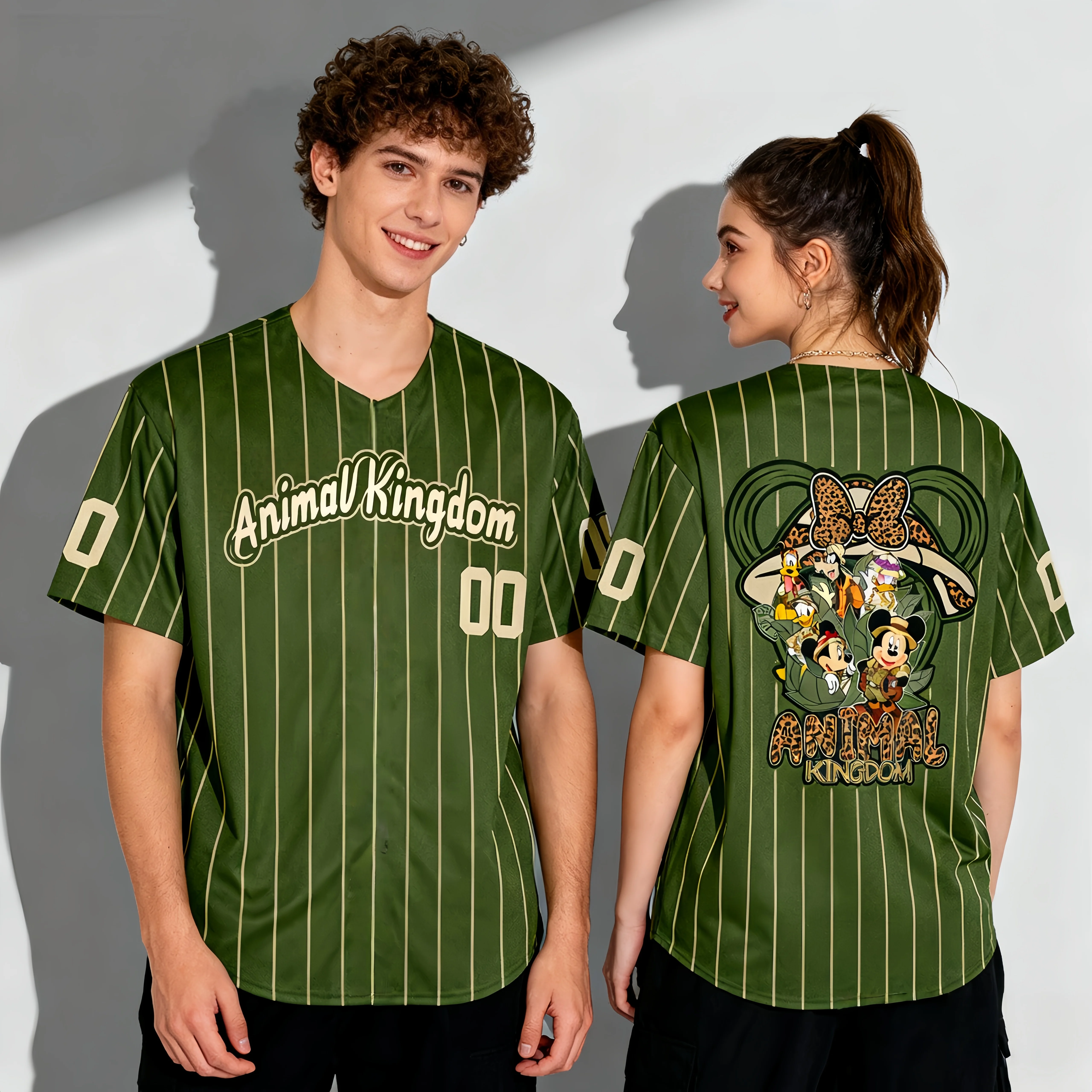 سيارات سلسلة الرسوم المتحركة ديزني: سترة بيسبول صيفية من Lightning McQueen كبيرة الحجم للسيدات والكبار والأطفال