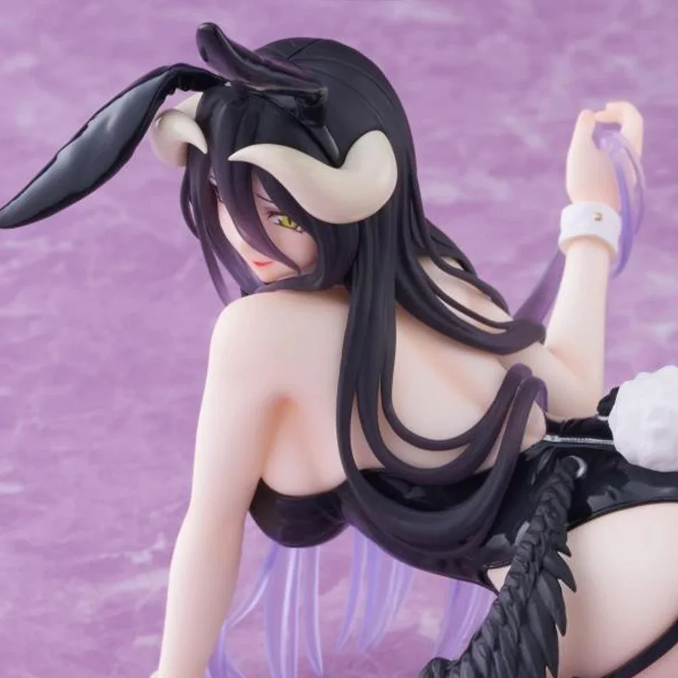 ฟิกเกอร์อนิเมะ PVC อัลเบโด บันนี่เกิร์ล นั่งคุกเข่า ของสะสม ตกแต่งบ้าน ของเล่น ของขวัญ มีสินค้าในสต็อก