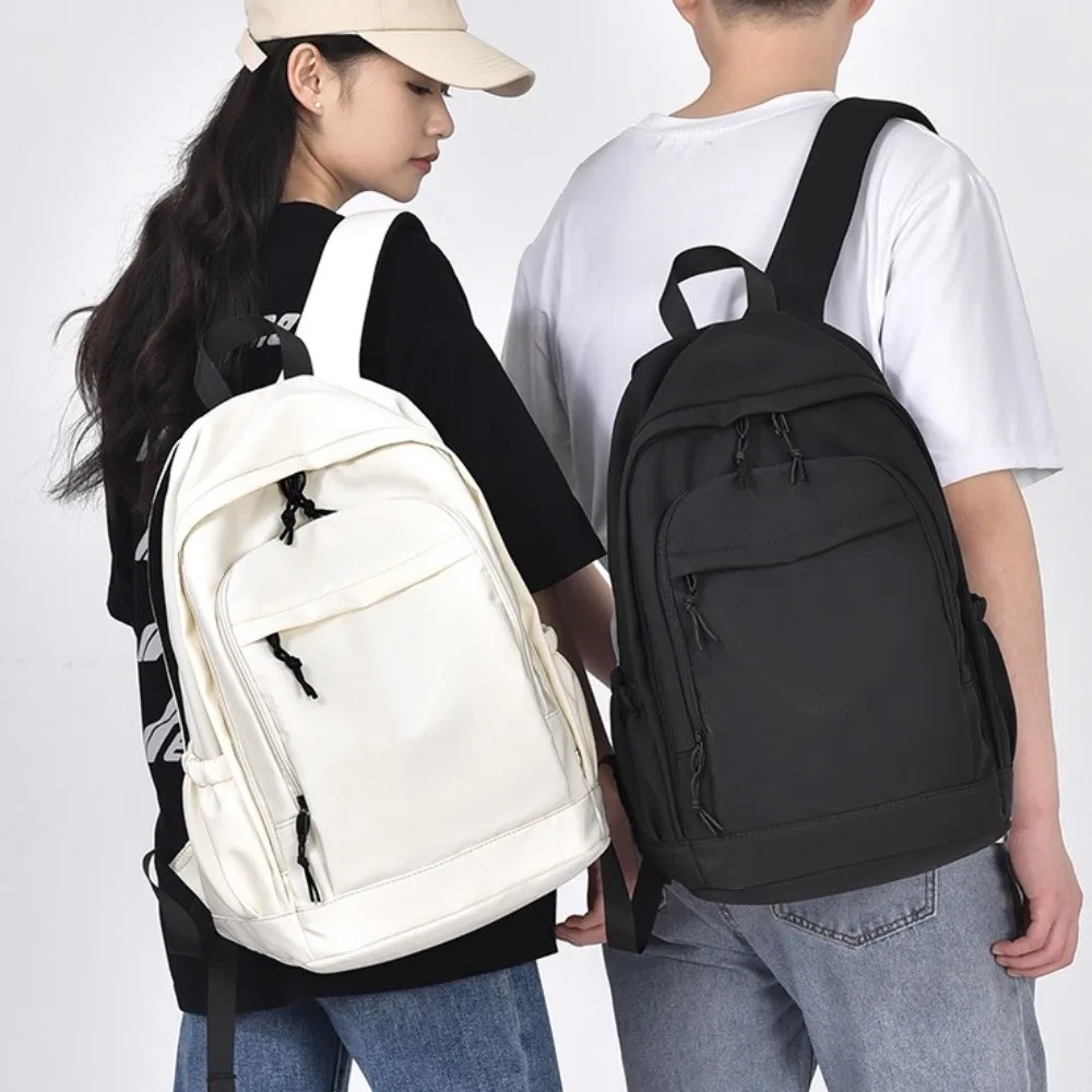 

Рюкзак для ноутбука большой вместимости, из водонепроницаемой ткани Оксфорд, для студентов, школьный, повседневный, однотонный, для путешествий, для подростков