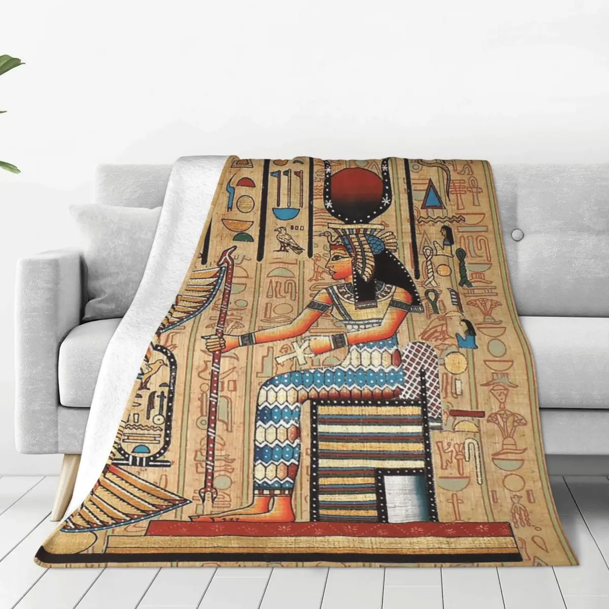 

Egypt Totem Blankets psychedelic Egyptian Flannel Throw Blankets Bedding Couch Personalised Ultra-Soft Warm Bedspreads