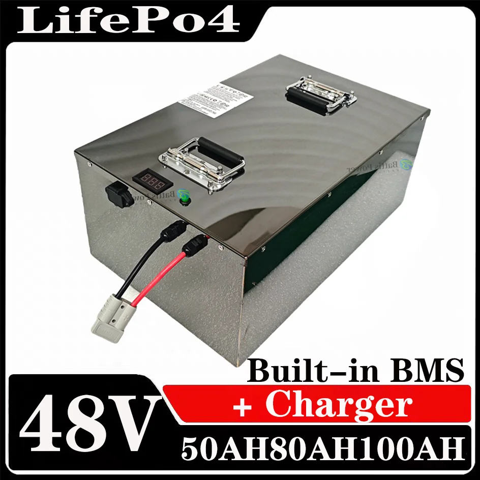 

48V high-capacity lithium iron phosphate battery (50Ah/80Ah/100Ah) for long cycle and strong power energy storage scenarios