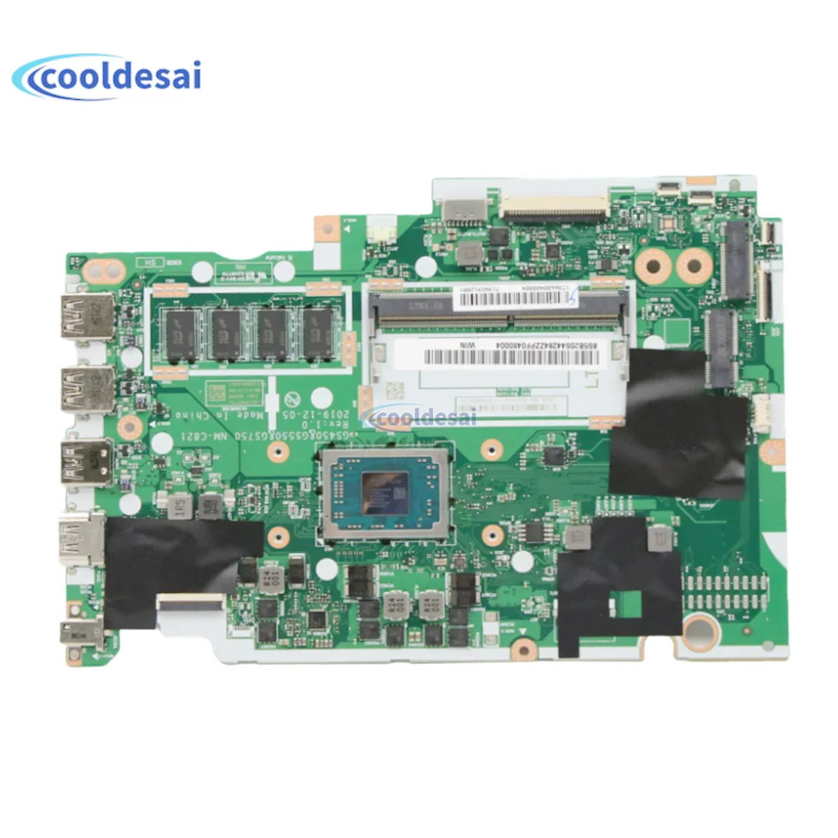 GS450 & GS550 & GS750 NM-C821 For Lenovo IdeaPad 3 15ADA05 Laptop Motherboard With R3-3050 R5-3500 R7-3700 CPU 4GB RAM