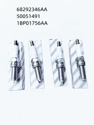 4PCSpark Plug,68292346AA, 50051491, For; 2.0L, WranglerJL, Grand Cherokee,WL, CherokeeKL, Grand Commander K8, 2015-2026