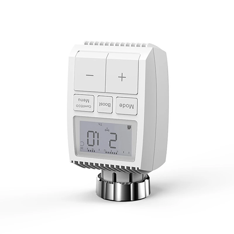 

Tuya Smart Zigbee Radiator Actuator TRV Programmable Thermostatic Radiator Valve App Remote Temperature Controller