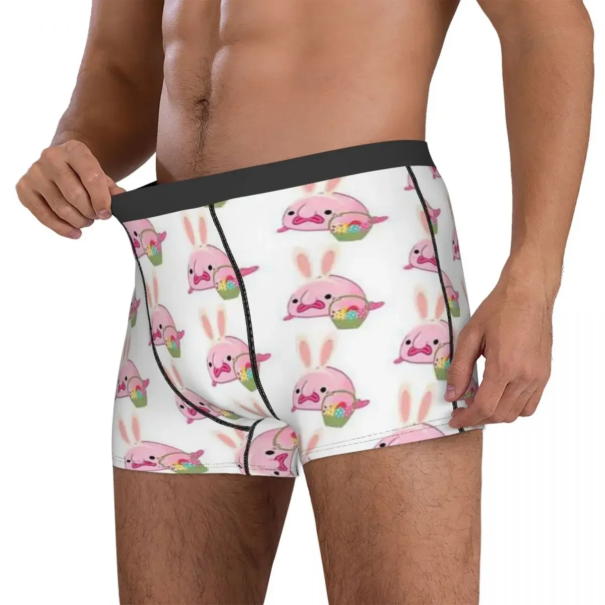 Boxer Onderbroek Shorts Blobfish Easter Slipje Mannelijk Zacht Ondergoed Voor Homme Man Boyfriend Cadeau