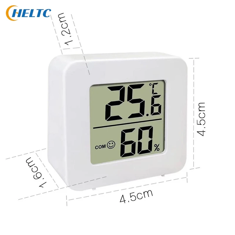 1PC Household Precision Thermometer Mini Indoor Thermometer LCD Digital Temperature Room Hygrometer Gauge Sensor Humidity Meter