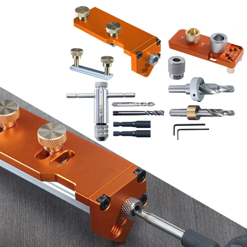 For Power Tools Bits And Accessories Aluminum Profile Positioning Jig Drill Guide Tapping Assistant