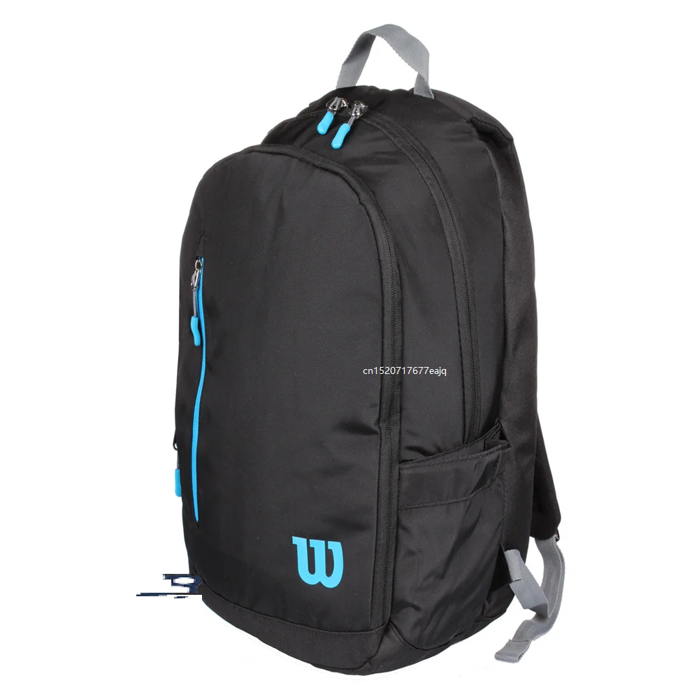 Wilson Ultra Tennis Backpack Multi functional Large Capacity Black/Blue Double Shoulder Tennis Bag - Image 4