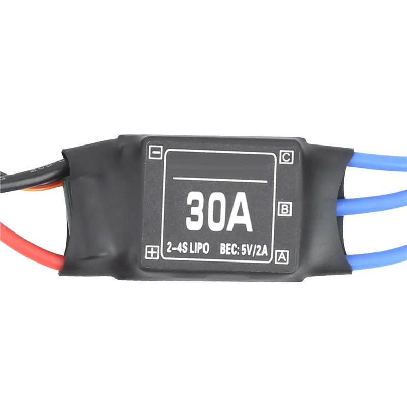 【AA04】4PCS 2-4S 30A RC Brushless ESC XT60 Electric Speed Controller 5V 2A For 2 To 4S Lipo Battery Multicopter Quadcopter Durabl