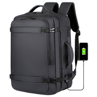 40L Expandable USB Charging Travel Backpack Men Large Capacity Business  Water Resistant Durable 17-inch Computer  Backpack New