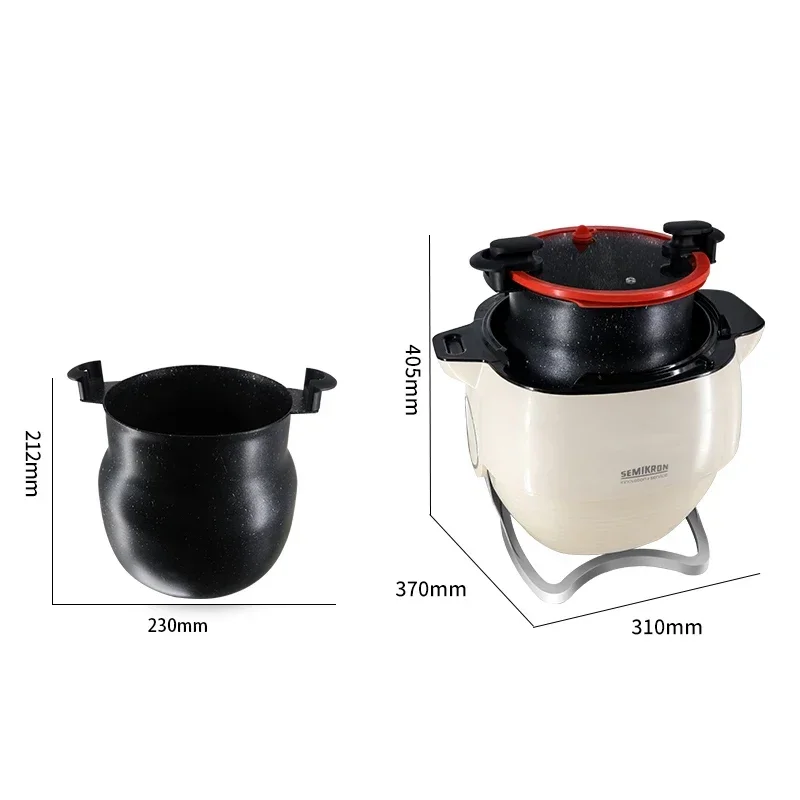 Fully Automatic Food Cooking Machine Intelligent Household Drum Cooking Robot Fried Rice Machine Cooking Wok