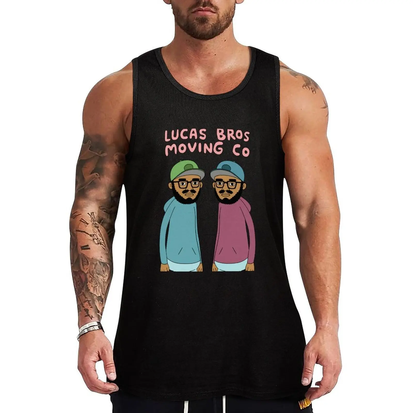 Lucas Bros Moving Co Tank Top Ultra Soft Tank Top Comfort Breathable Sleeveless