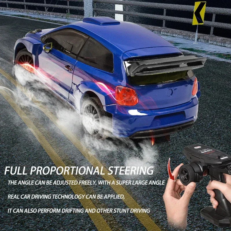 รถบังคับวิทยุ XKS LDRC LD2801 Pro ขนาด 1/28 ขับเคลื่อน 4 ล้อ สำหรับดริฟท์และแข่งรถ พร้อมระบบควบคุมการทรงตัว ESP Gyroscope ในตัว ควบคุมแบบ Full Proportional 2.4G ของเล่นบังคับวิทยุสำหรับเด็กผู้ชายและผู้ชาย
