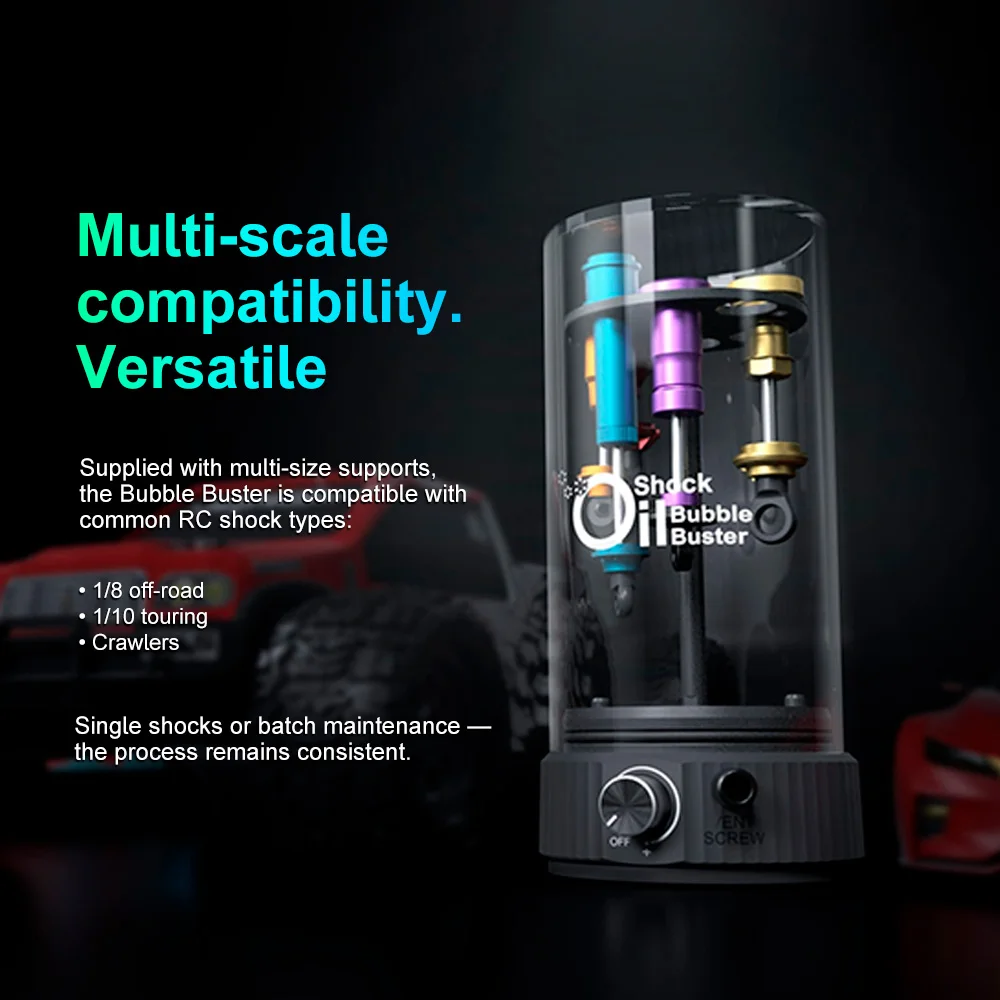 SkyRC Shock Oil Bubble Buster RC Vacuum Degassing Tool XT60 USB C For RC Crawler Buggy view 5