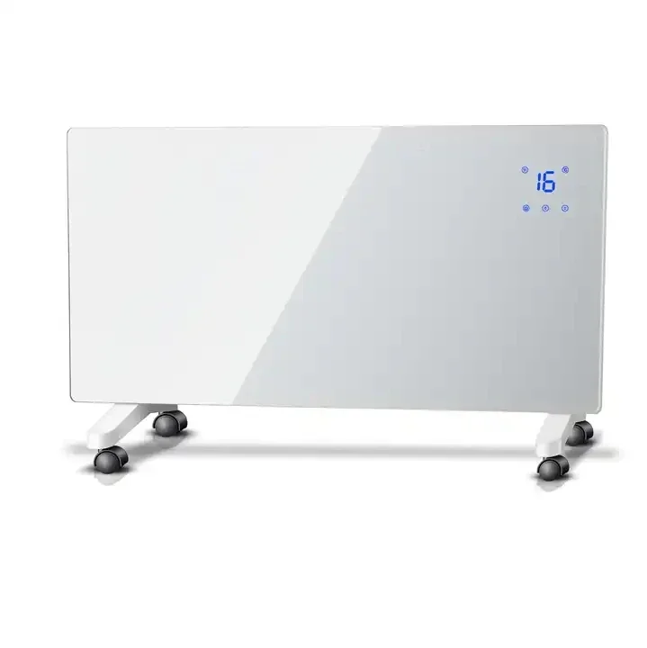 

z Factory outlet Wifi System Glass Panel Heater LED Display Room Heater