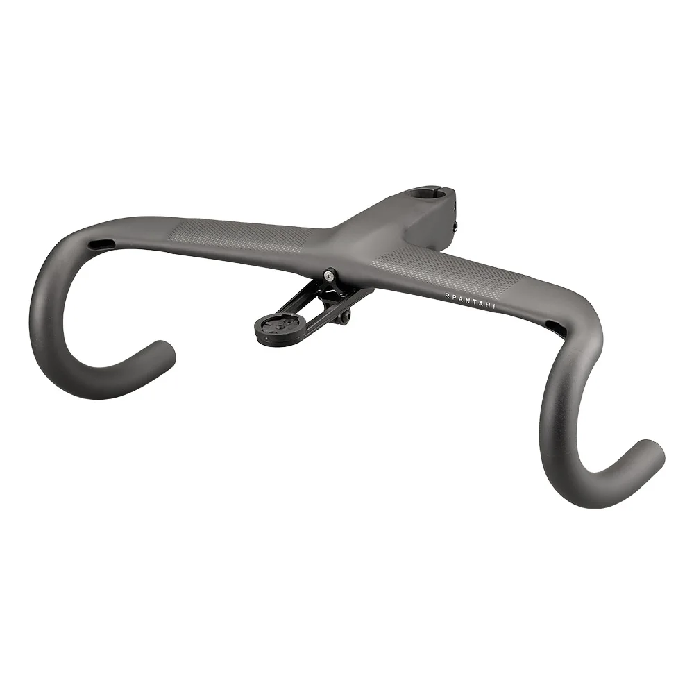 Road Bike Bent Handlebar Full Carbon 360-440mm -10° Integrated Cockpit Bars 28.6mm Racing Speed Internal Wiring Reduce Drop Bar