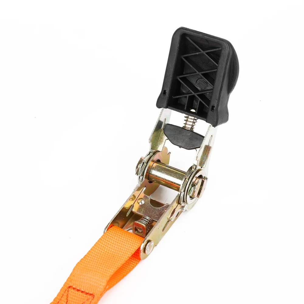 Ratchet Tie Down Straps 1 Inch X 12 Feet 400 Pound Capacity 2 Pack with Corrosion Resistant Hooks Adjustable Trailers Boats Cars